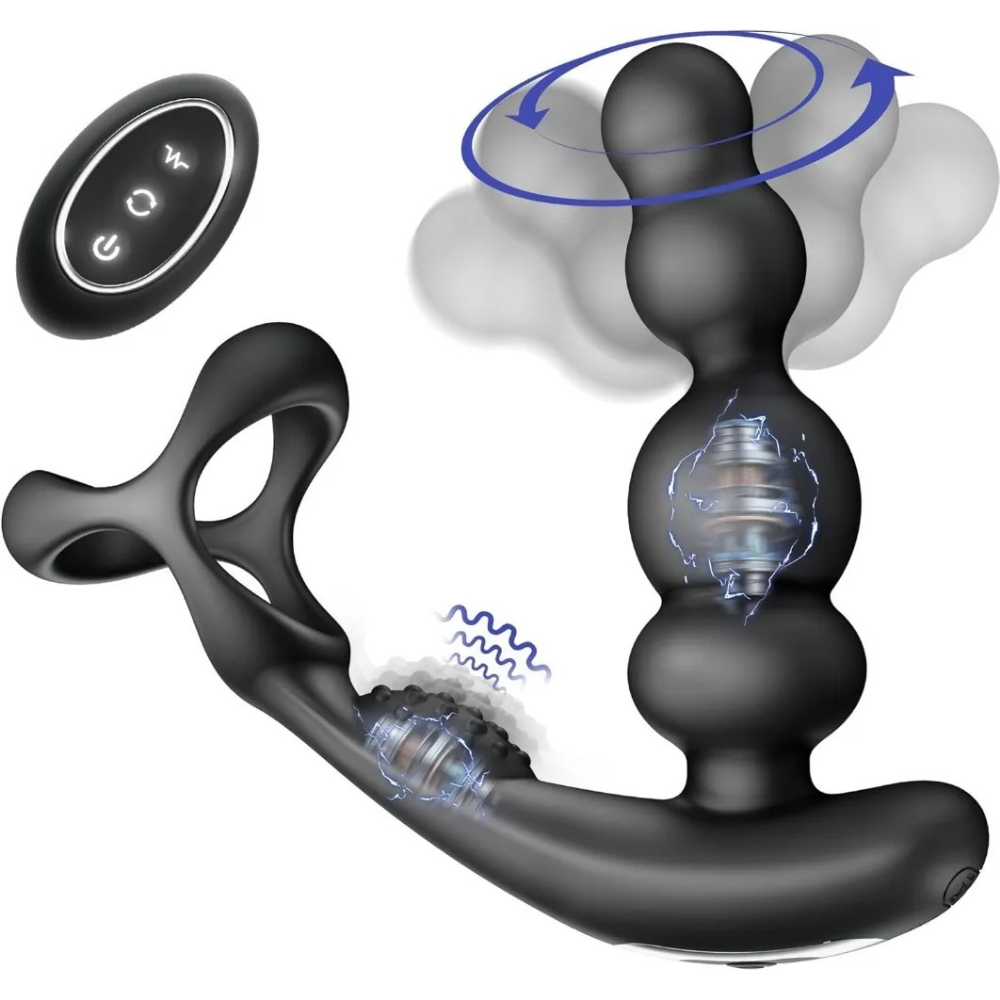 Medical X - Male Prostate Massager Vibrator 360 Anal