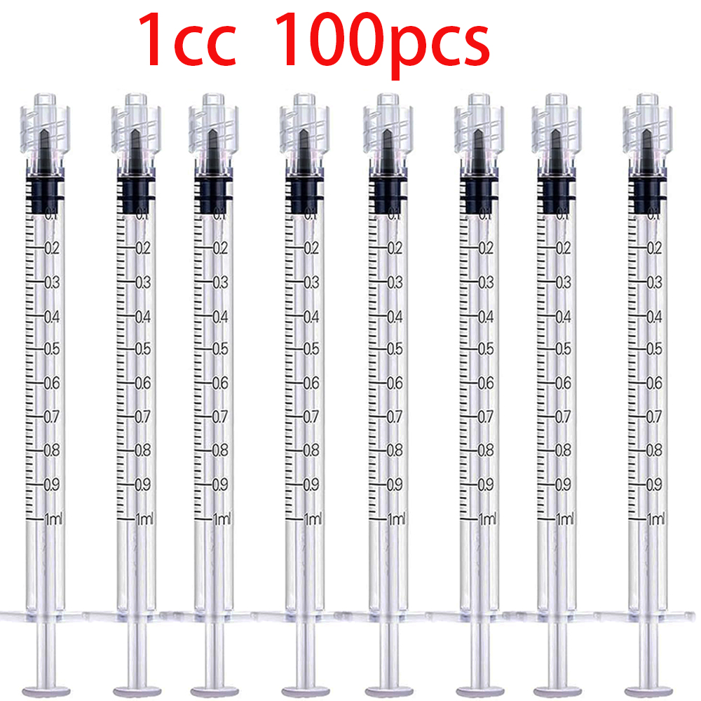 1Pc/50Pcs/100Pcs 1ml Luer Lock - Medical Lab Supplies 评论和价格