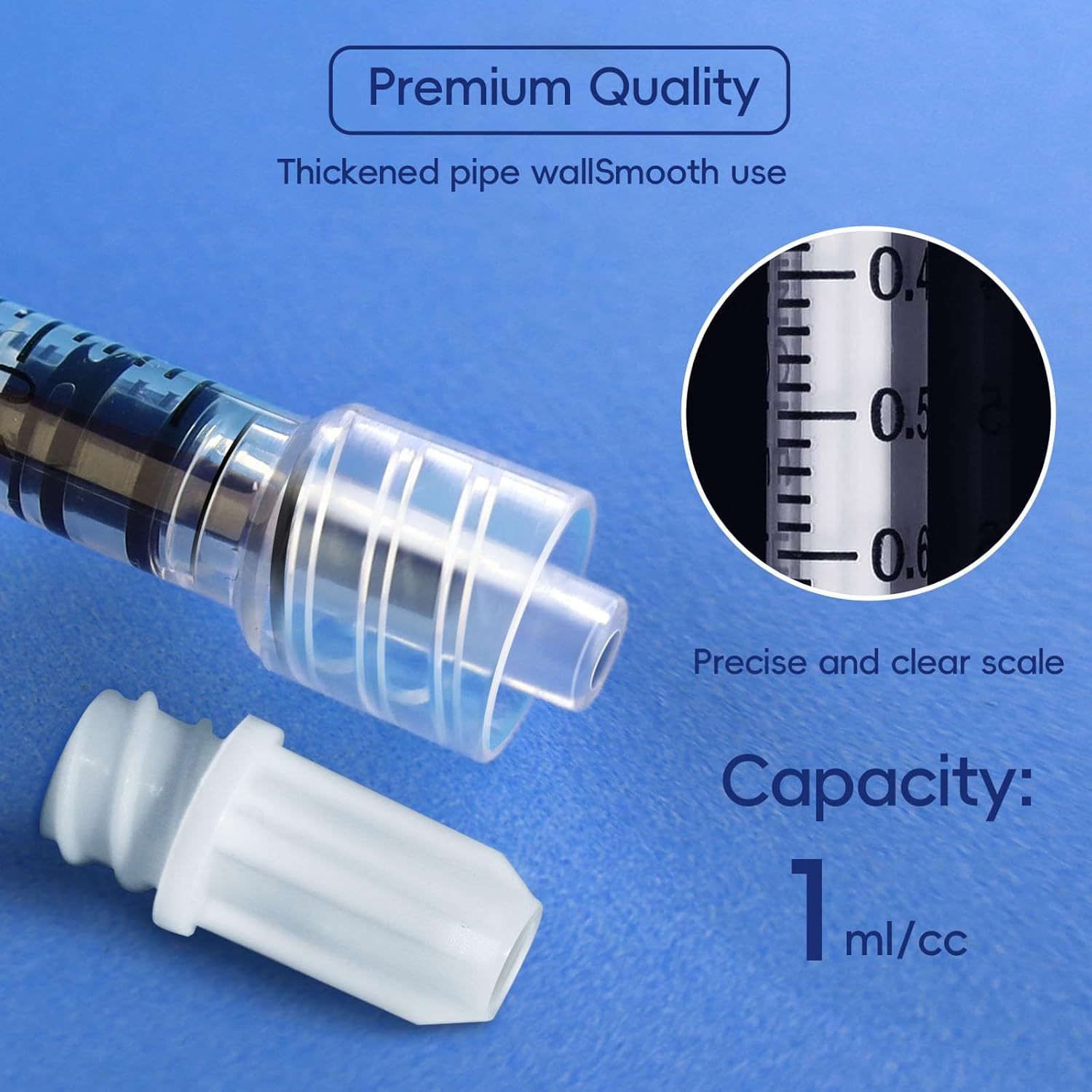 1Pc/50Pcs/100Pcs 1ml Luer Lock - Medical Lab Supplies 评论和价格