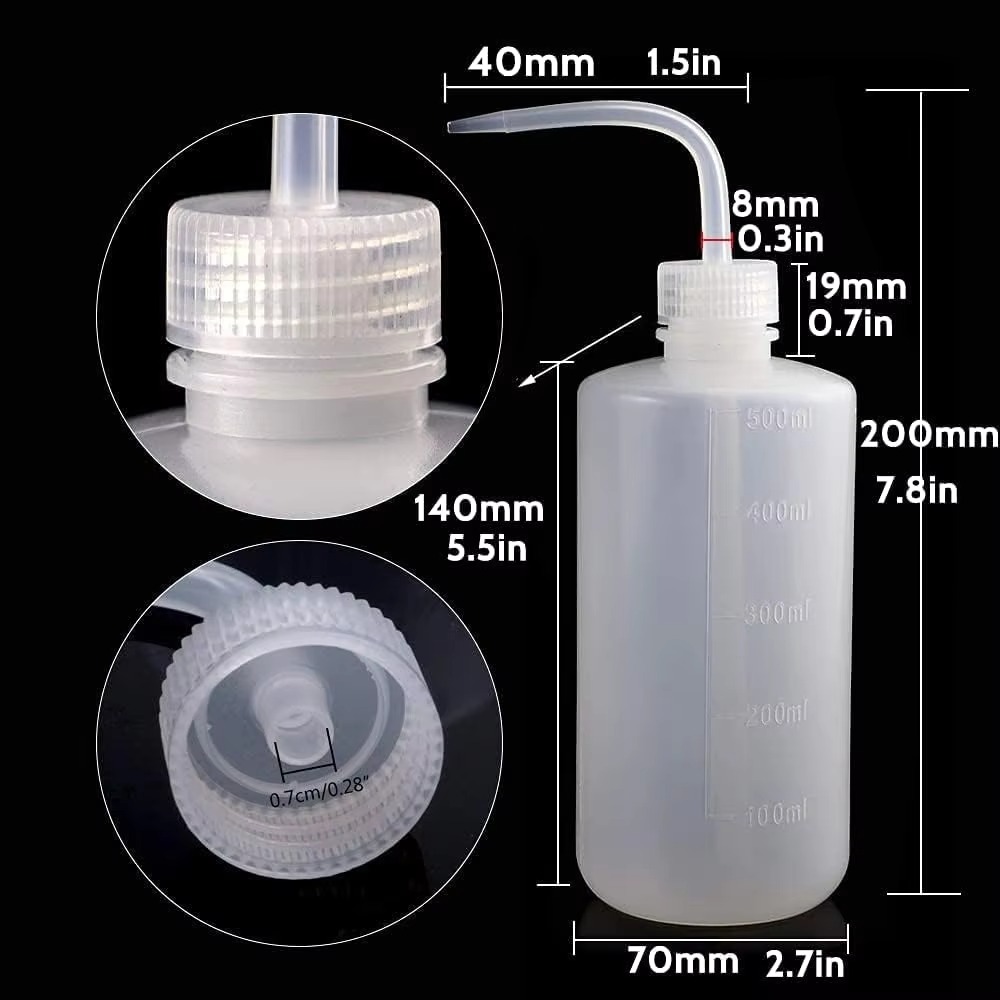 500/250ml Tattoo Wash Bottle T - Medical Lab Supplies 评论和价格