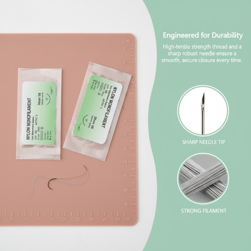 Nylon Monofilament Suture Kit  - Medical Lab Kit 评论和价格
